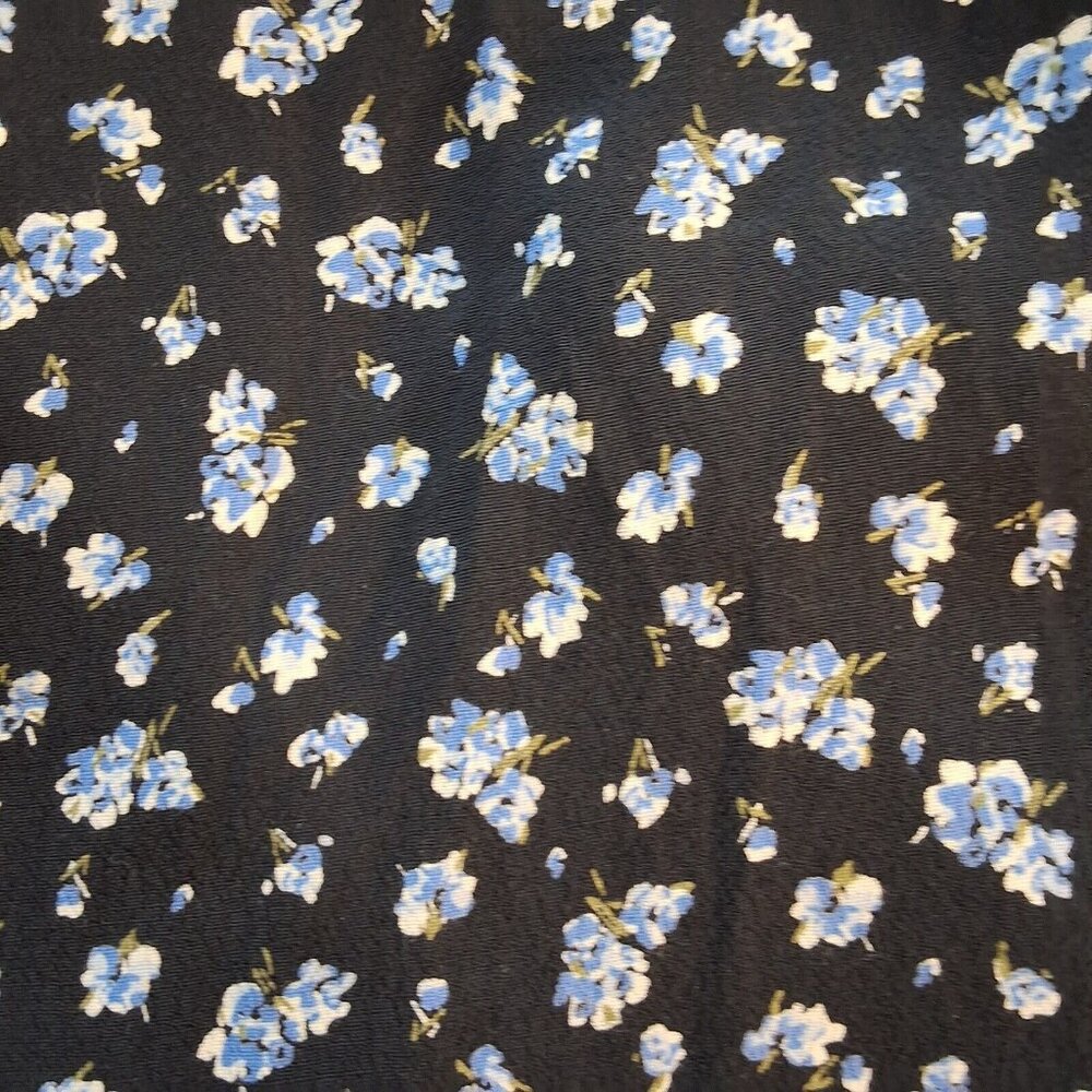 Madewell Ruffle-Sleeve Tie-waist Jumpsuit in Baby’s Breath True Black Sz L NWOT - Picture 7 of 7